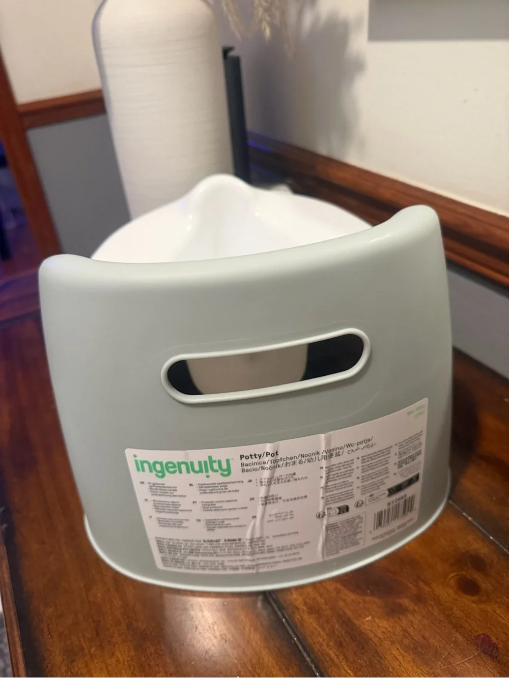 Ingenuity Full Comfort Potty - Sage/White